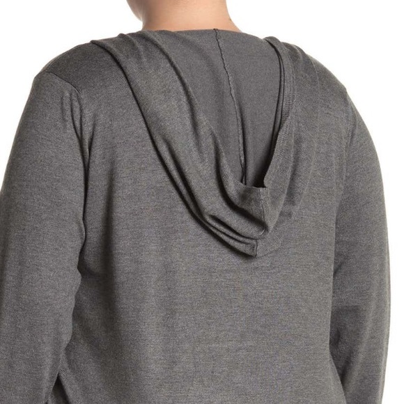 Cyrus Gray VNeck Pullover Sweater Sweatshirt Hoodie - Picture 4 of 5